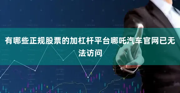 有哪些正规股票的加杠杆平台哪吒汽车官网已无法访问