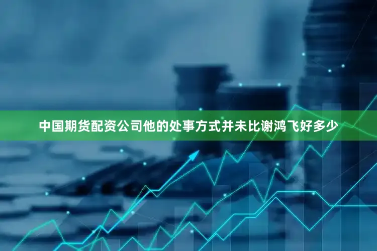 中国期货配资公司他的处事方式并未比谢鸿飞好多少