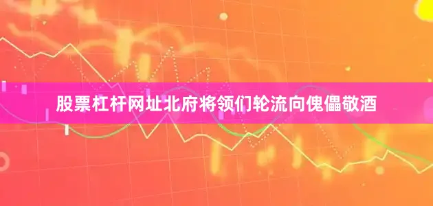 股票杠杆网址北府将领们轮流向傀儡敬酒